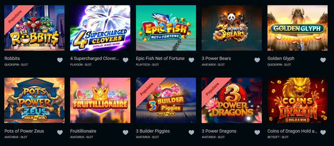 stakes casino jeux